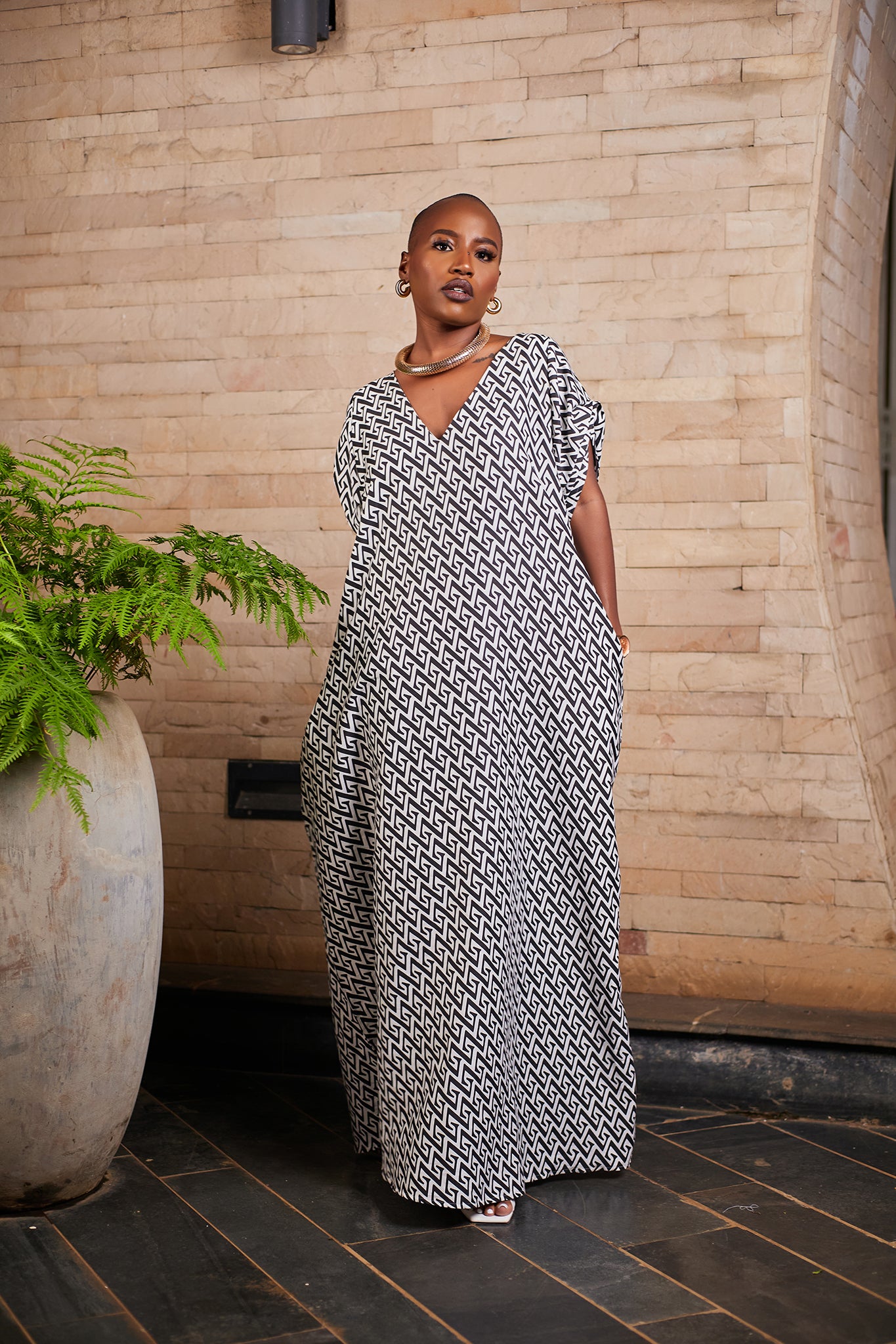 “Vacation Ready" Printed Maxi Dress