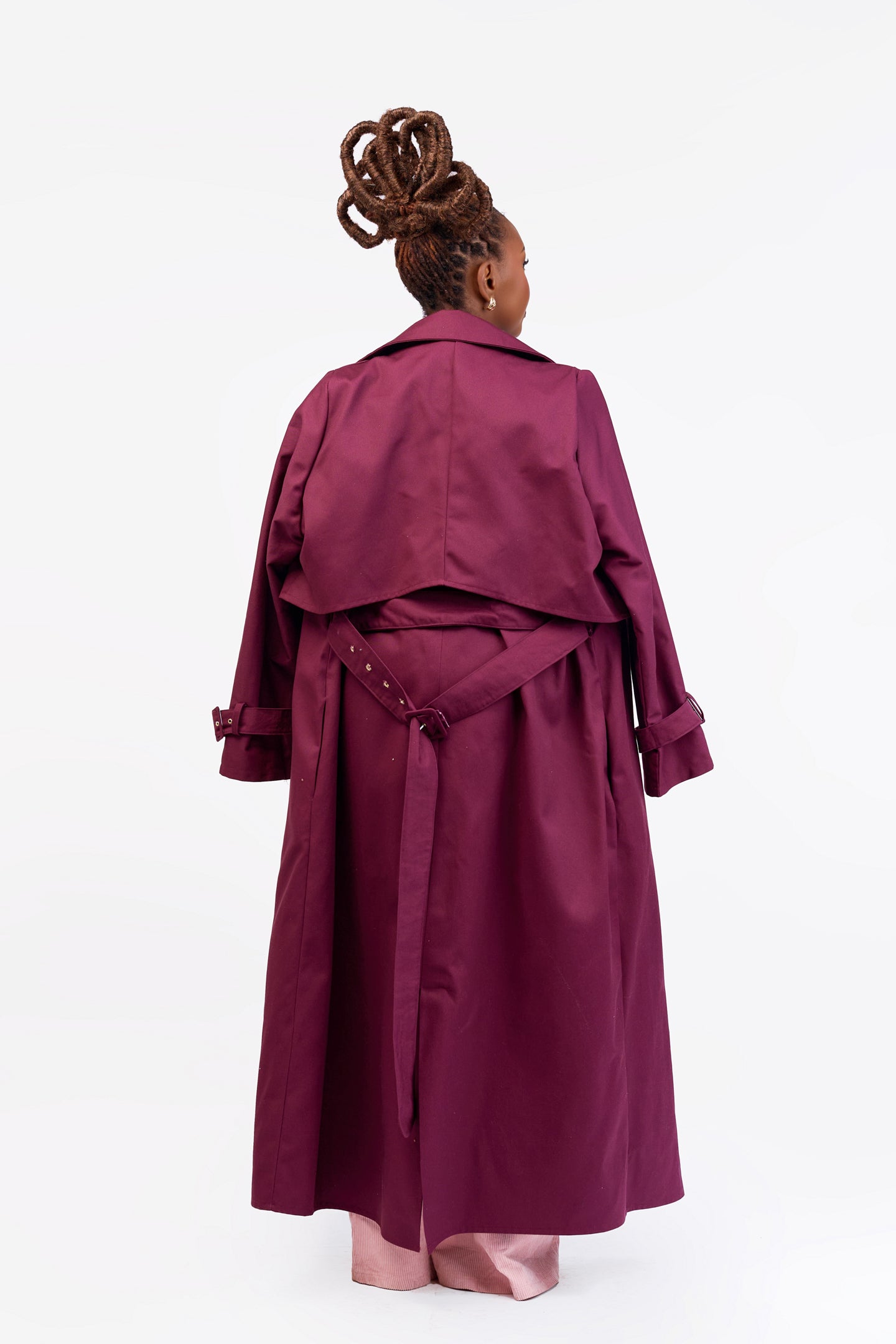 "Final Say” Trench Coat- Shiraz