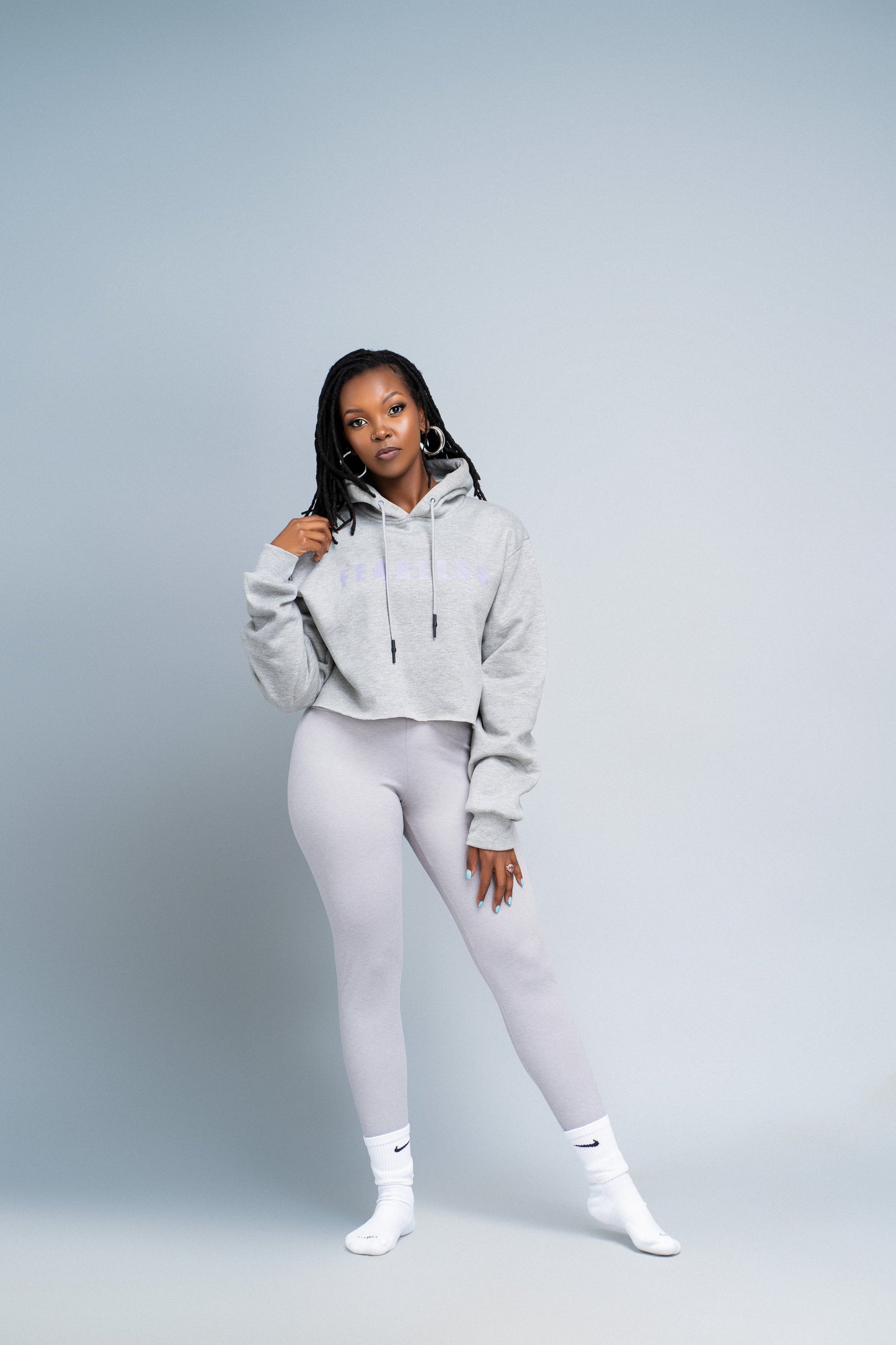 Zia Basic High Waisted Leggings- Grey