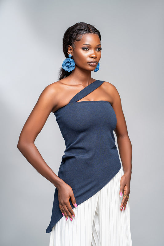 "Euphoria" Asymetrical Bandeau Top
