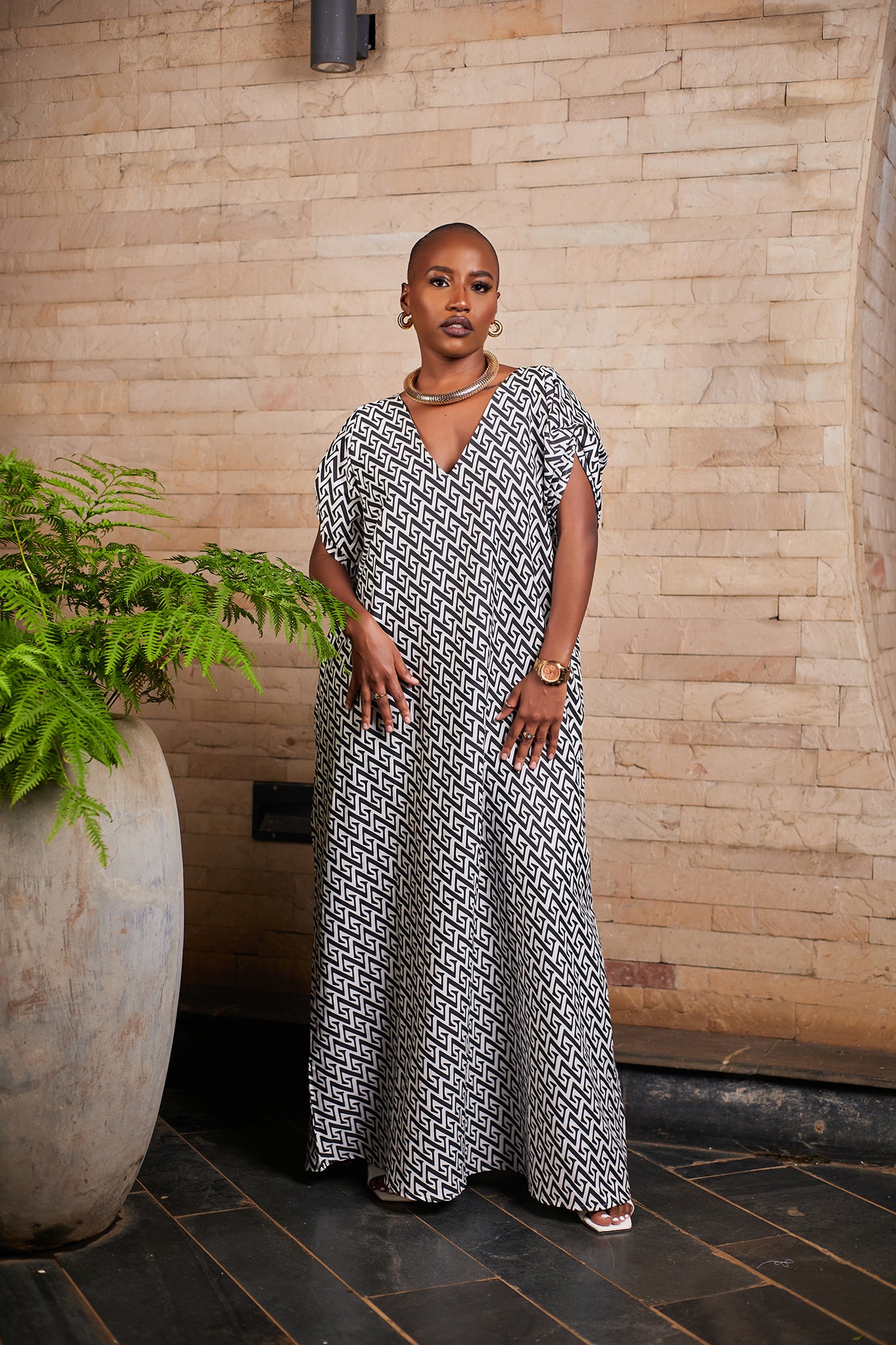 “Vacation Ready" Printed Maxi Dress