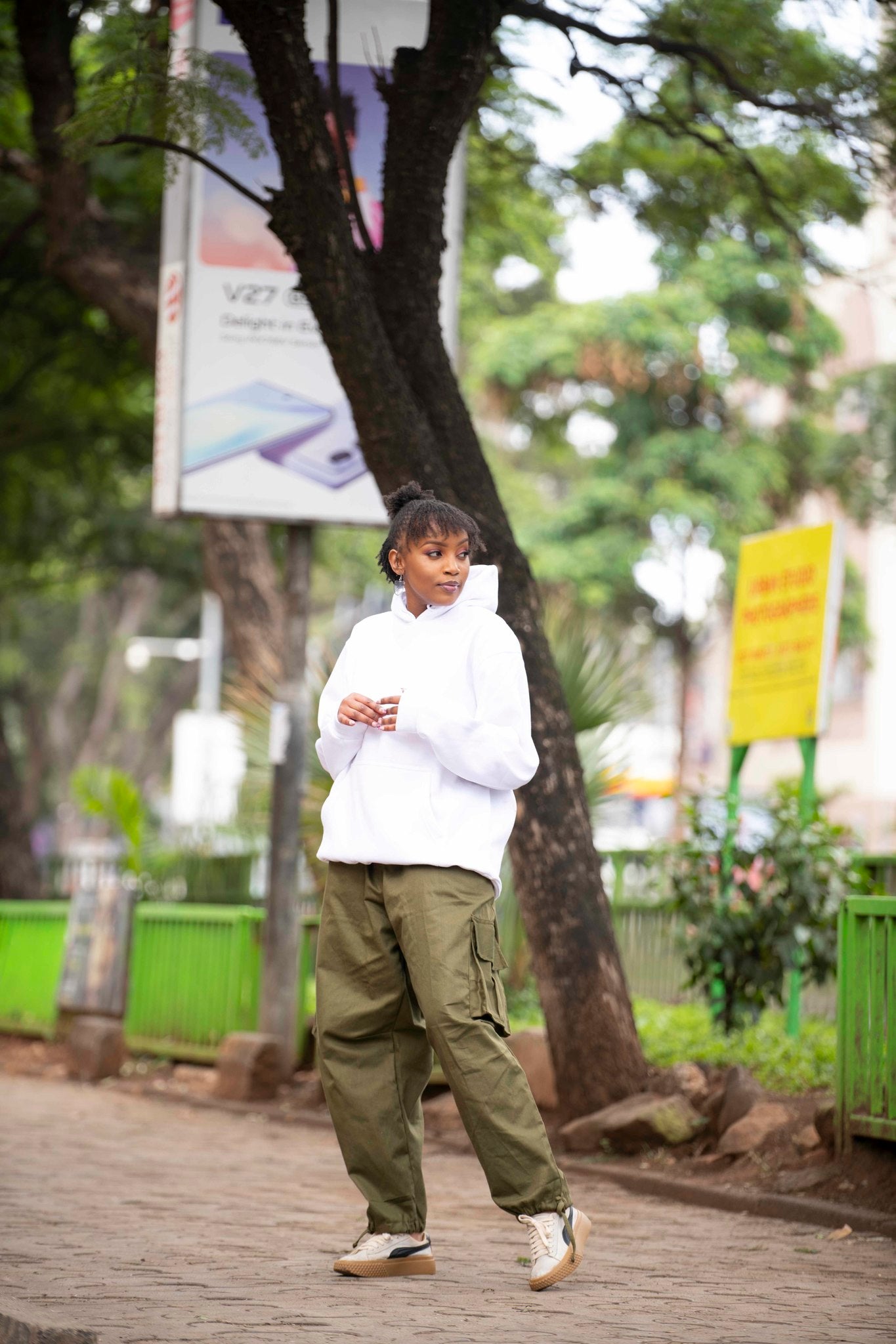 "Next Issue" Cotton Cargo Pants