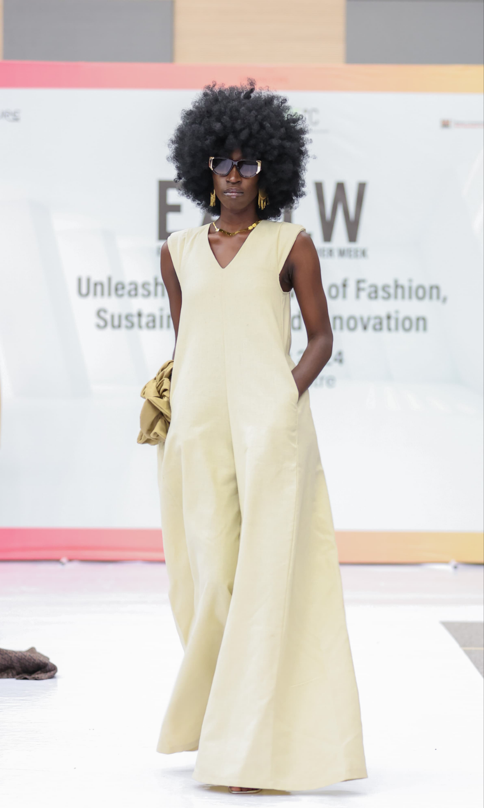 "Dare to Dream" Wide Leg Linen Jumpsuit- Beige
