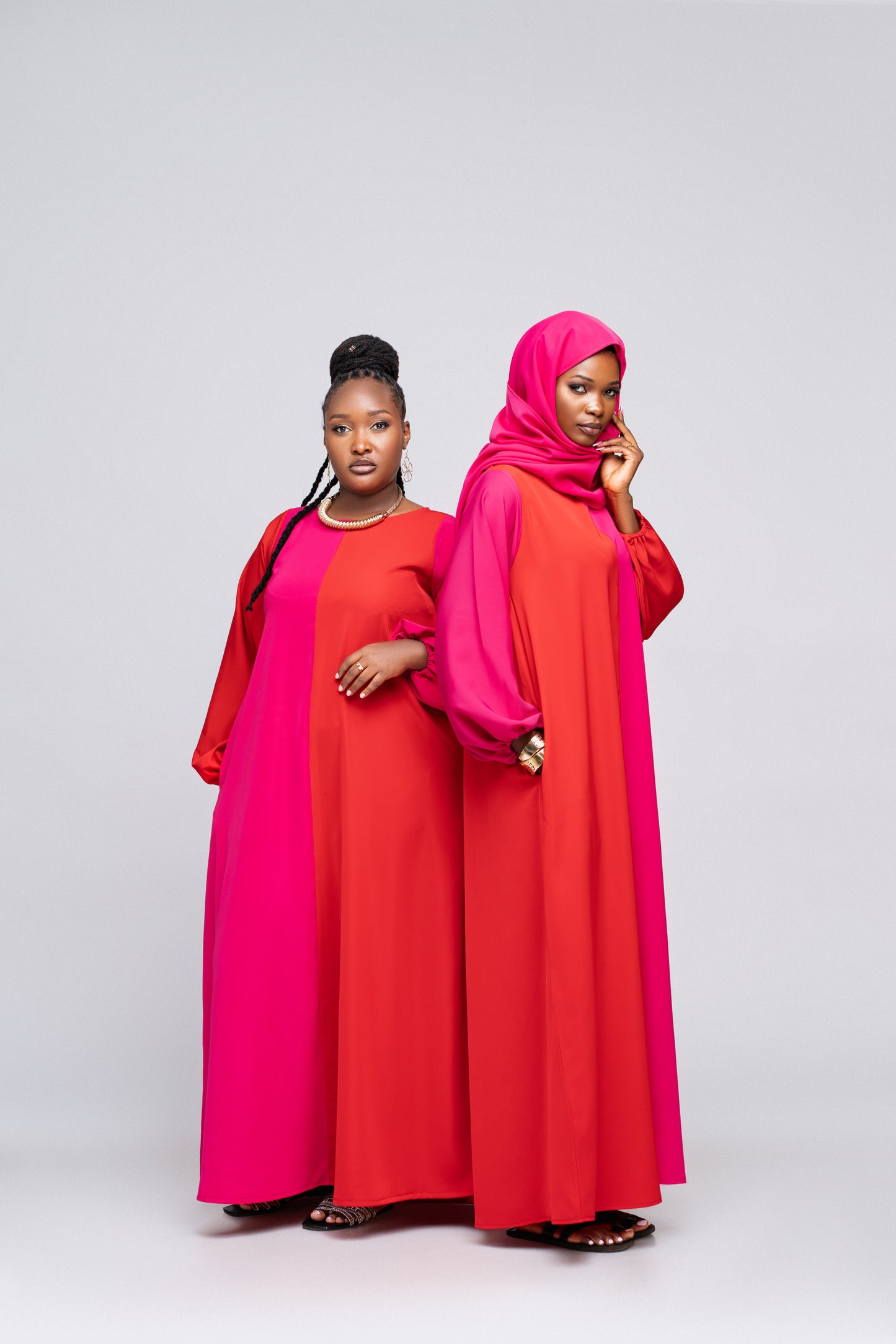 “Dubai Sands" Two Toned Maxi Dress