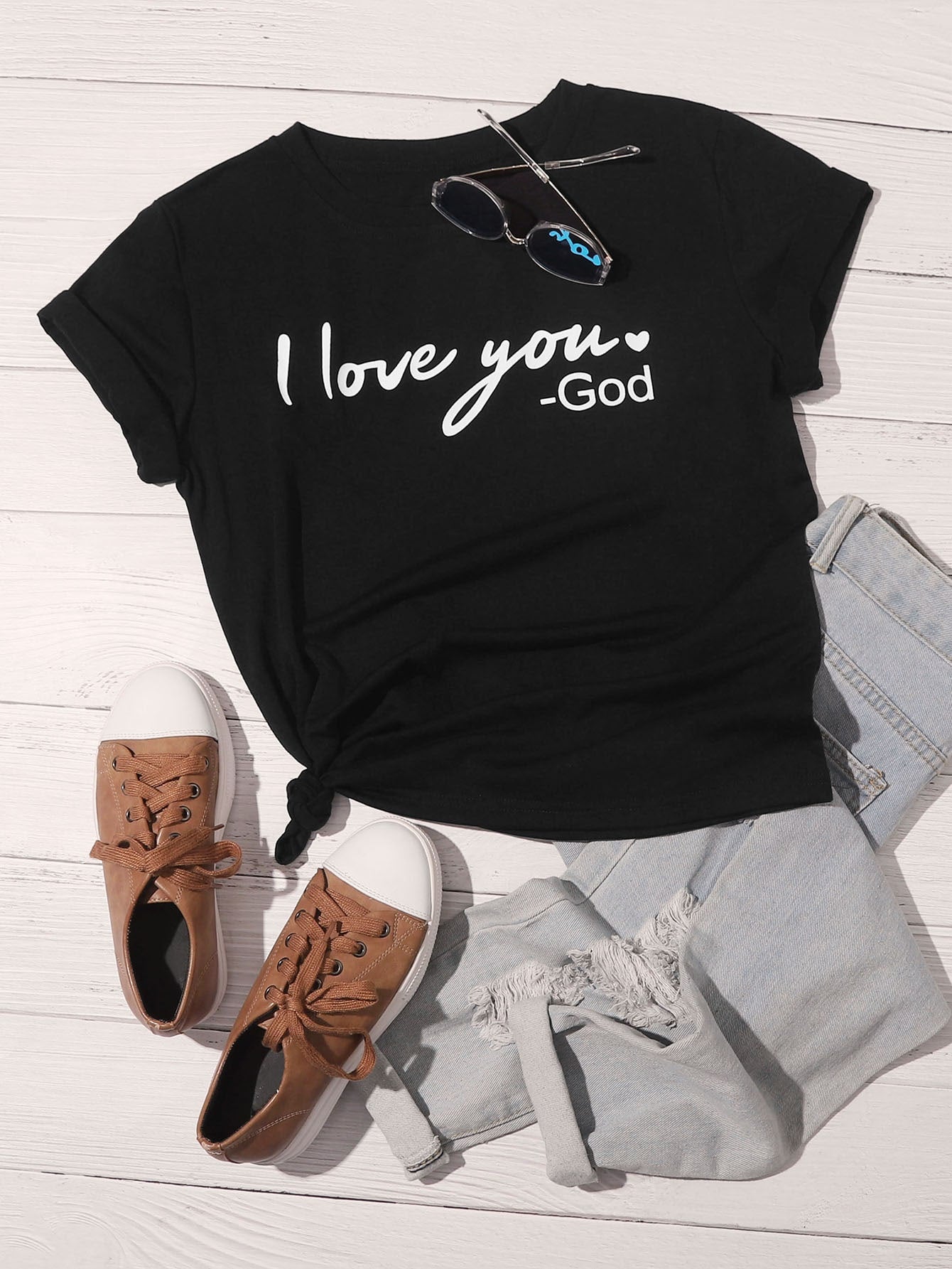 'I love you- God" Tee