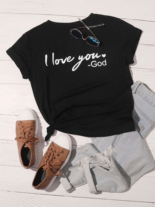 'I love you- God" Tee