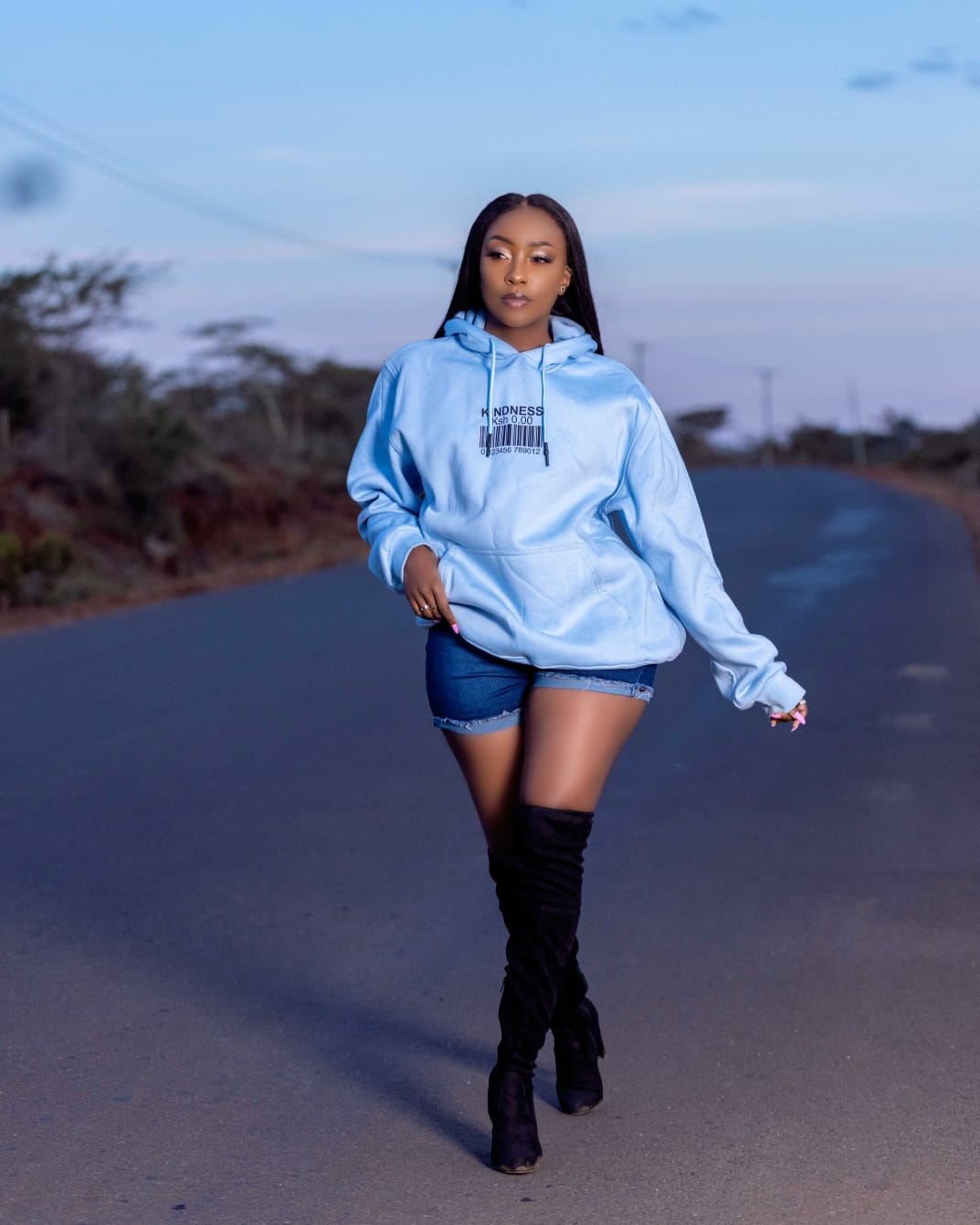 Kindness Hoodie Baby Blue