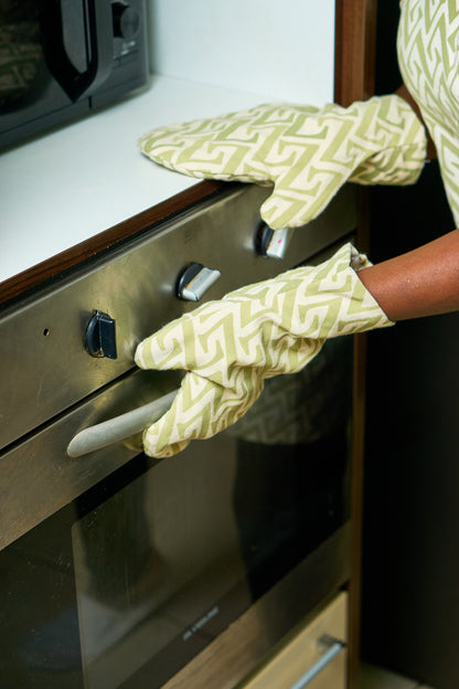 "Zia Print" Oven Mitts