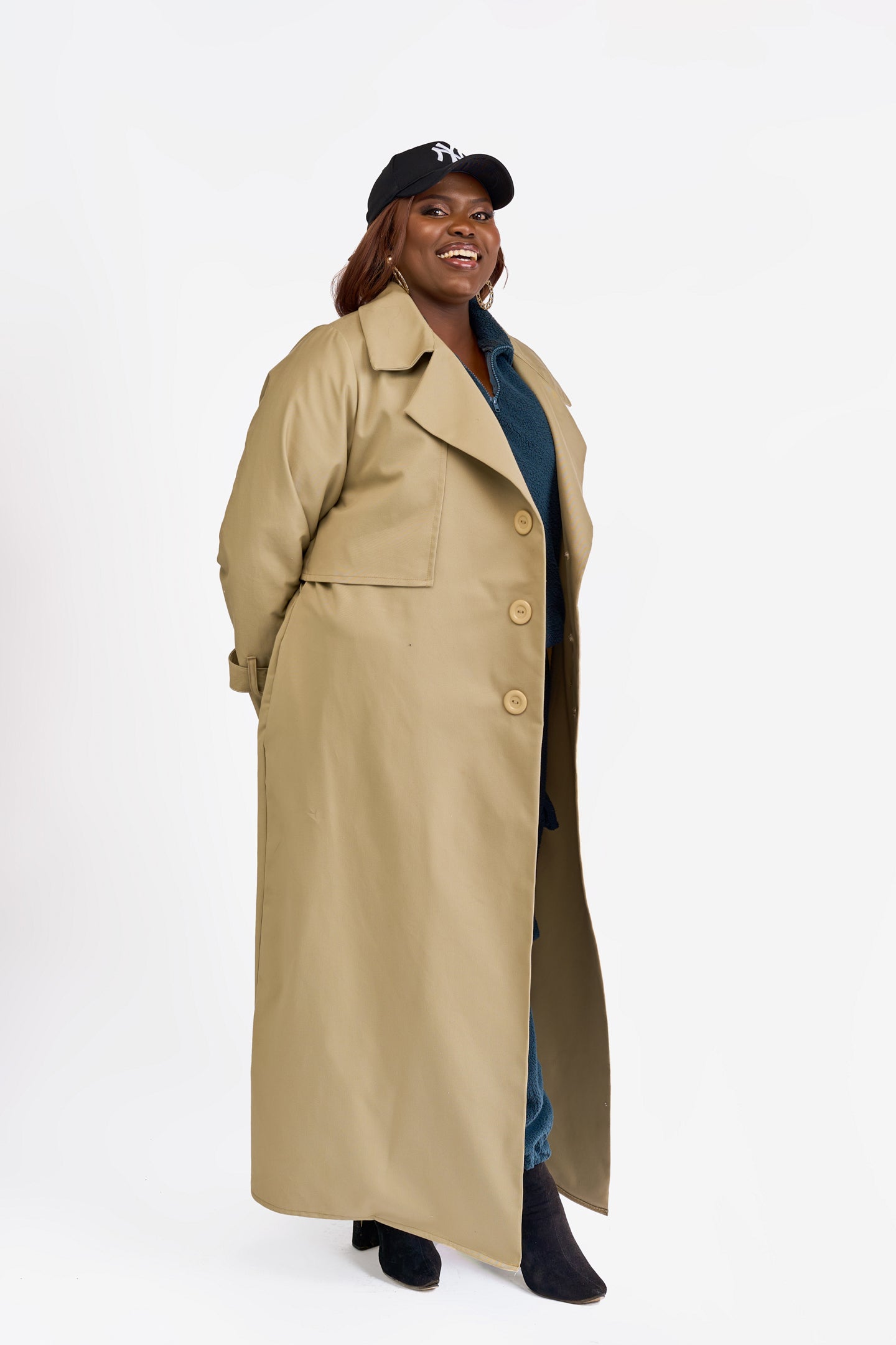 "Final Say” Trench Coat- Sandstone Beige
