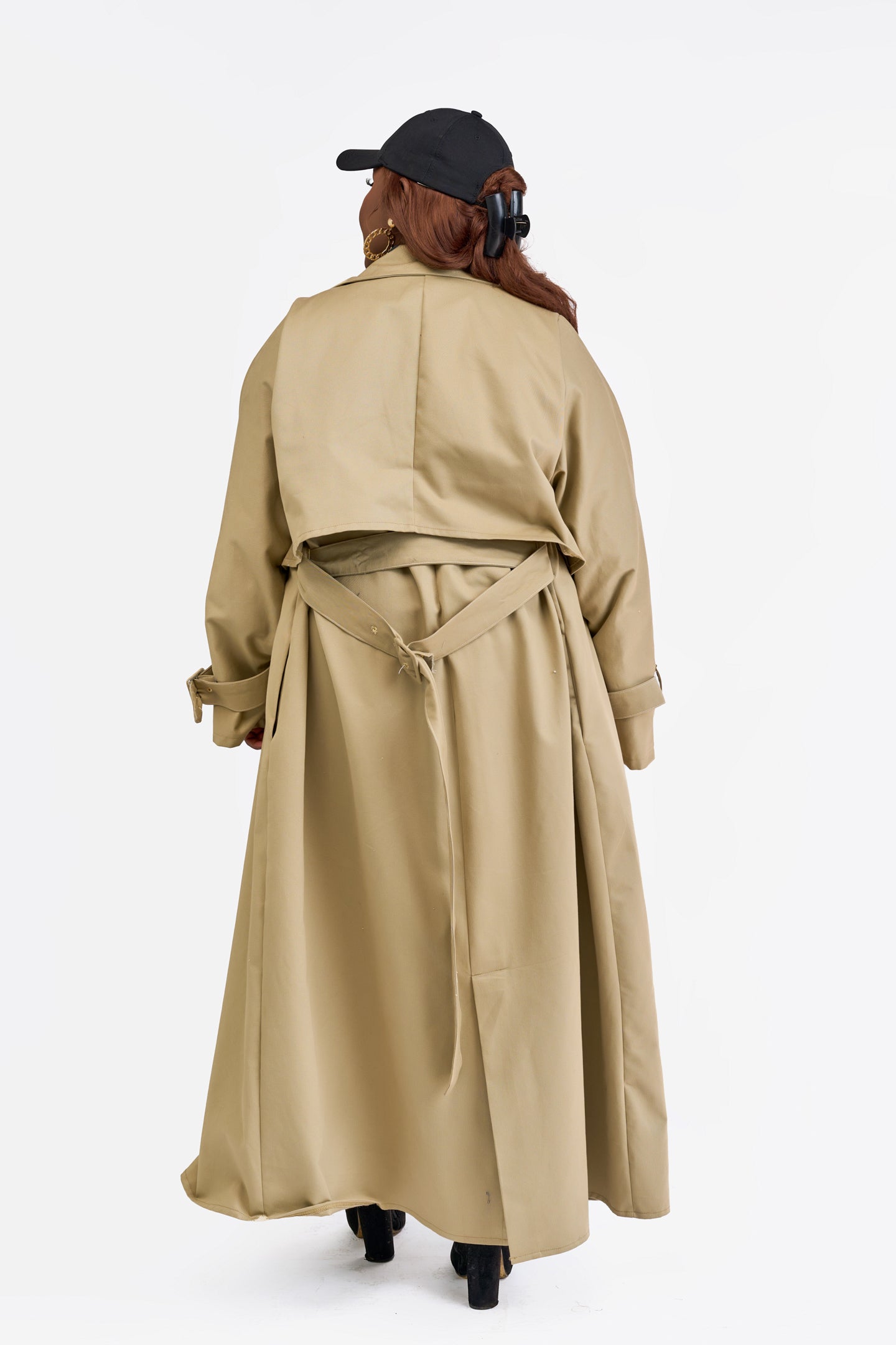"Final Say” Trench Coat- Sandstone Beige
