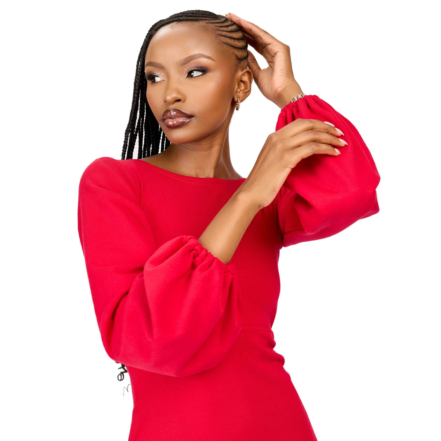 “Hearts on fire” Mini Bodycon Dress- Scarlet