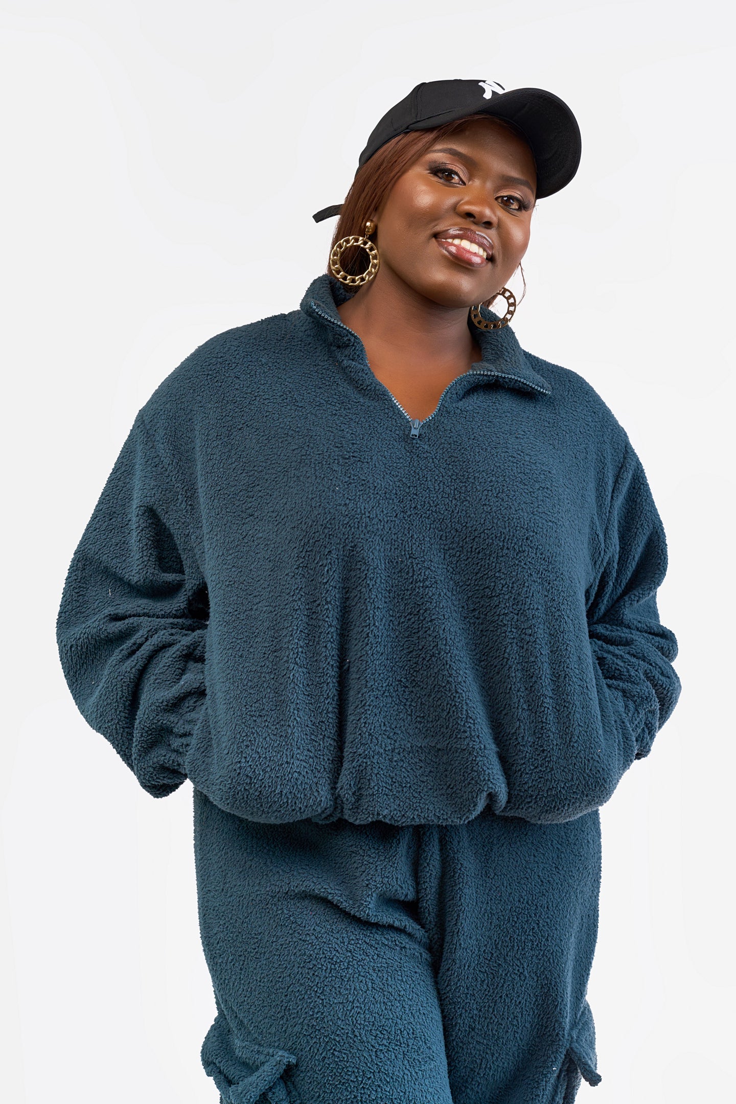 “Teddy Oh Baby” Pant Set- Dark Teal