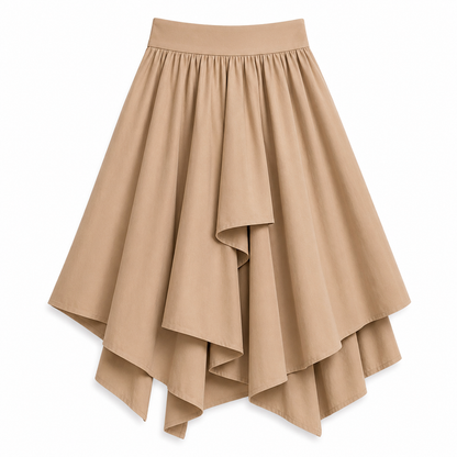 "Wild Petal" Skirt- Latte