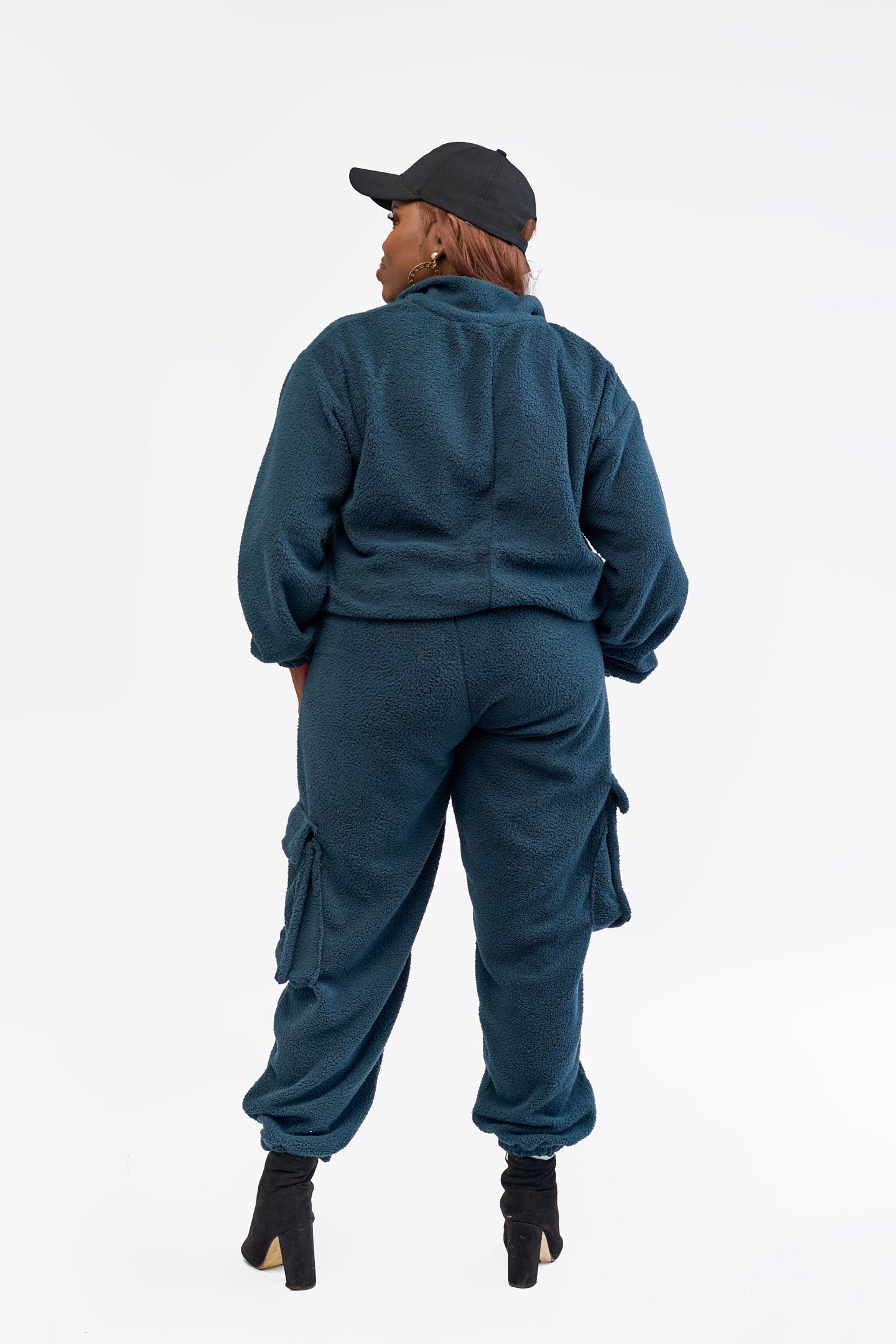 “Teddy Oh Baby” Pant Set- Dark Teal