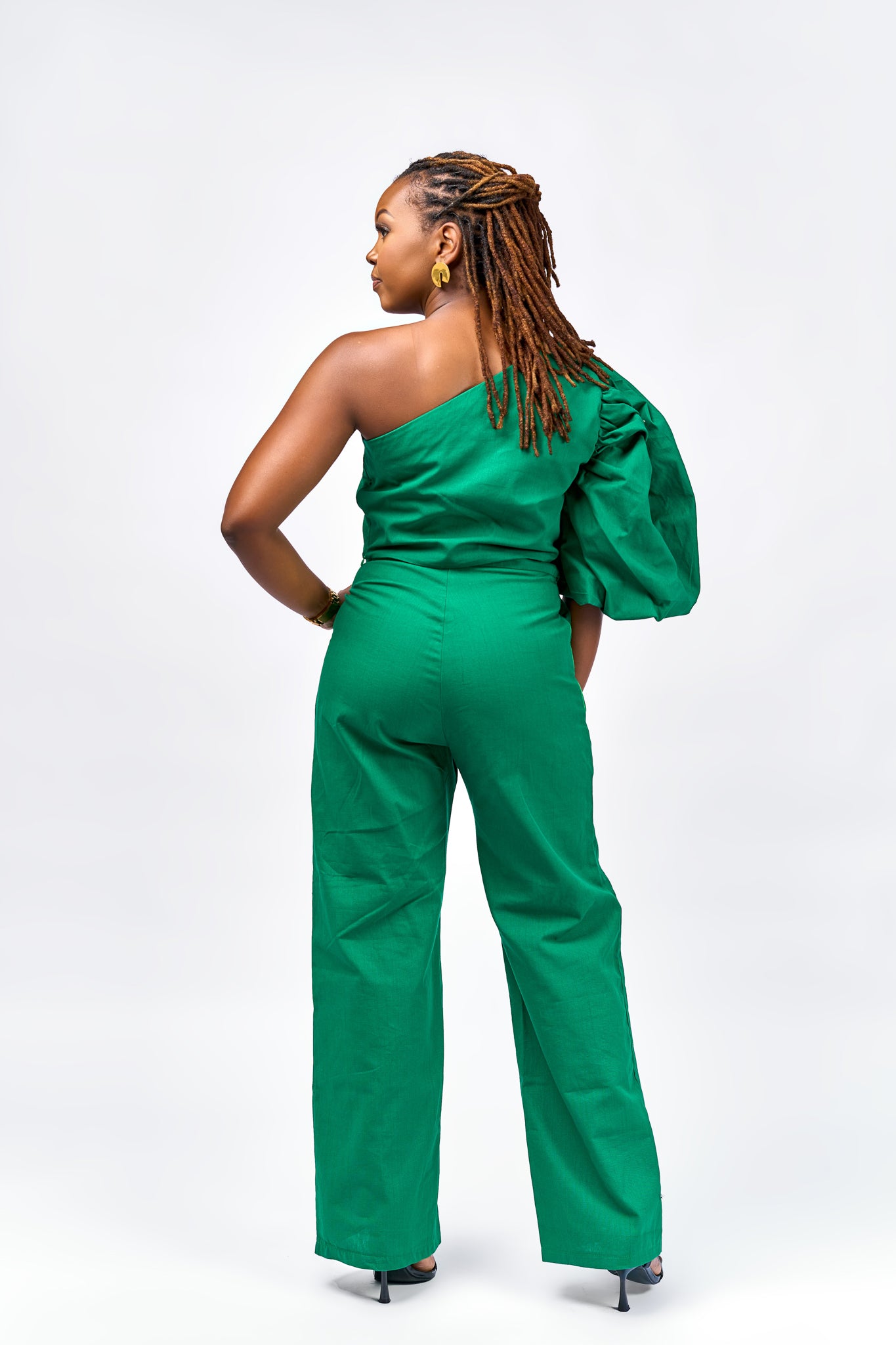 “Girl Boss” Wide Leg Pants- Green