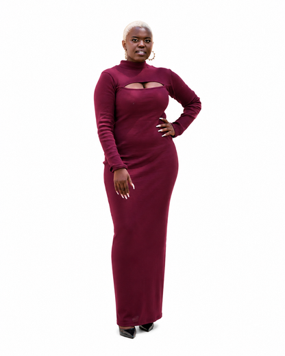 "Black Cat Energy" Bodycon Ribbed Dress