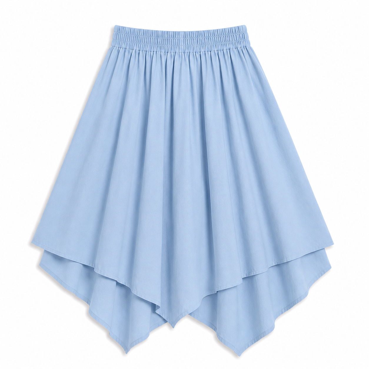 "Wild Petal" Skirt- Sky blue