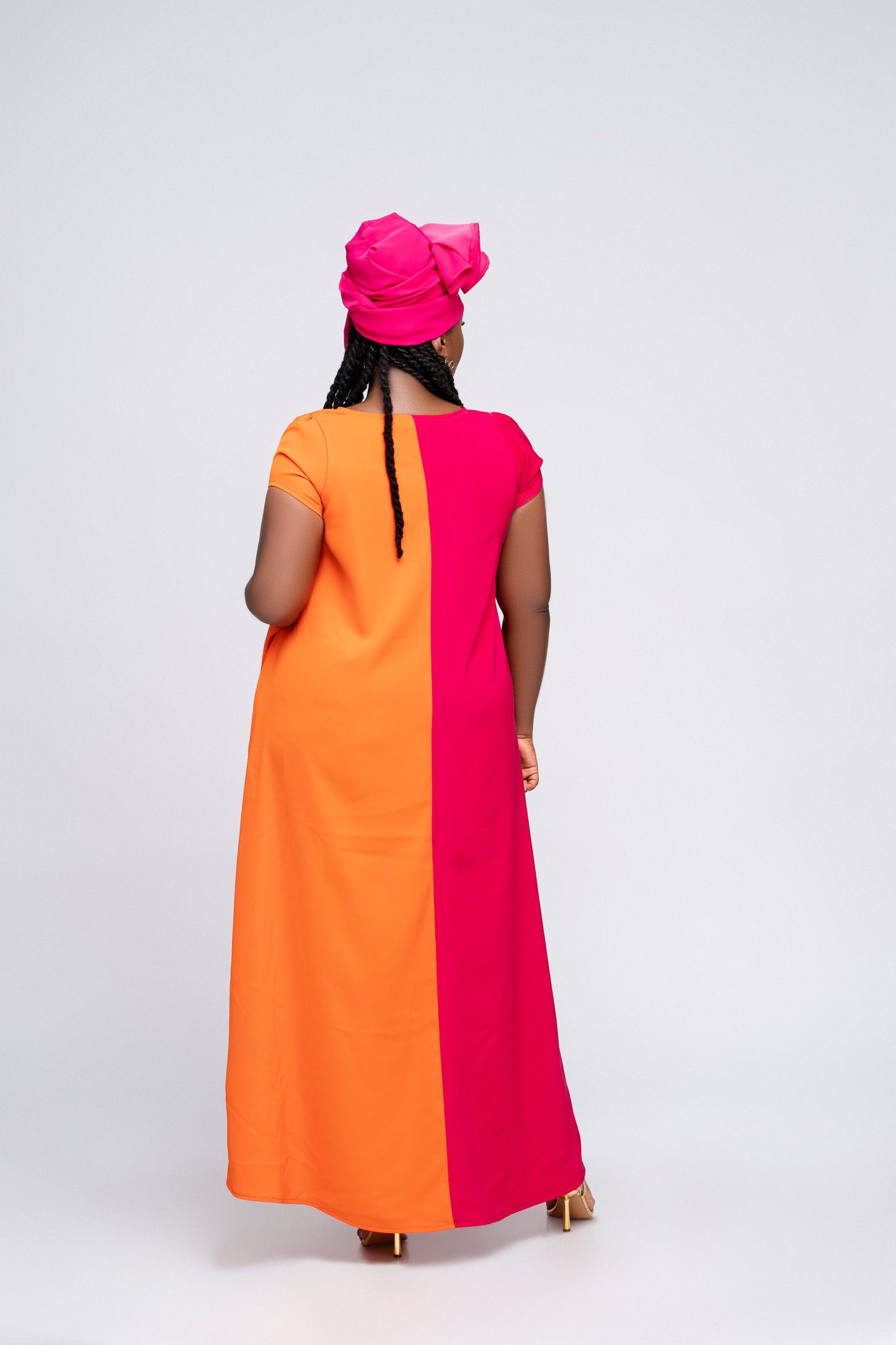 "Golden Hour" Two Toned Maxi Dress