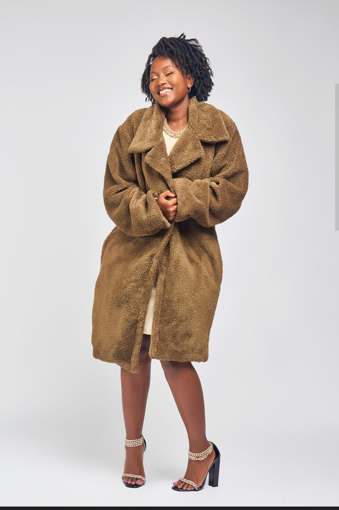 Cover Girl Teddy Coat Zia Africa