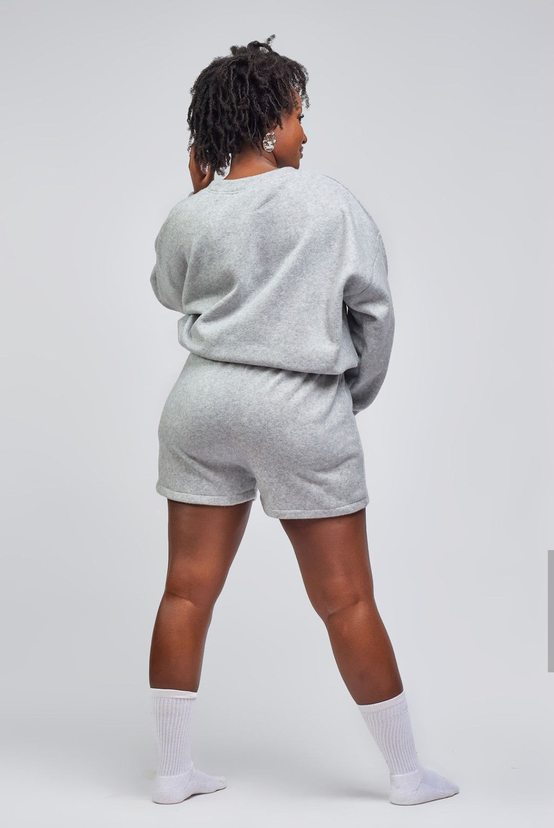 “Cozy it Up” Grey Sweatshirt set