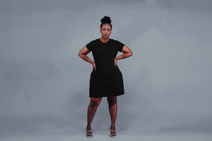 “Pretty Girl Summer" Shift Dress- Black