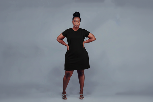 “Pretty Girl Summer" Shift Dress- Black