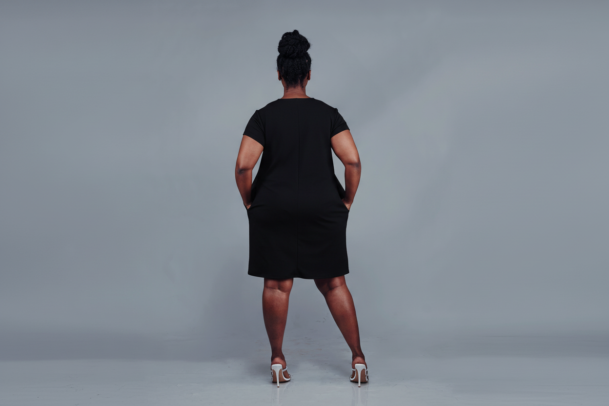 “Pretty Girl Summer" Shift Dress- Black