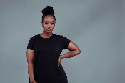 “Pretty Girl Summer" Shift Dress- Black