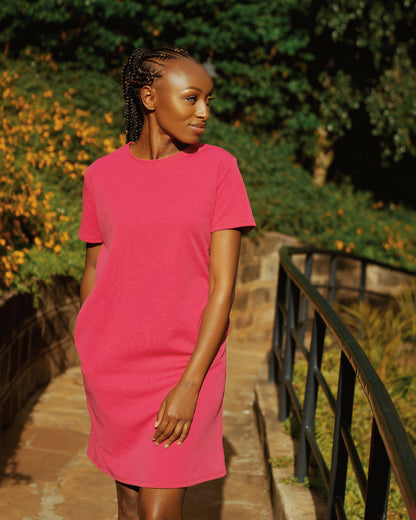 "Pretty Girl Summer" Shift Dress- Hot Pink