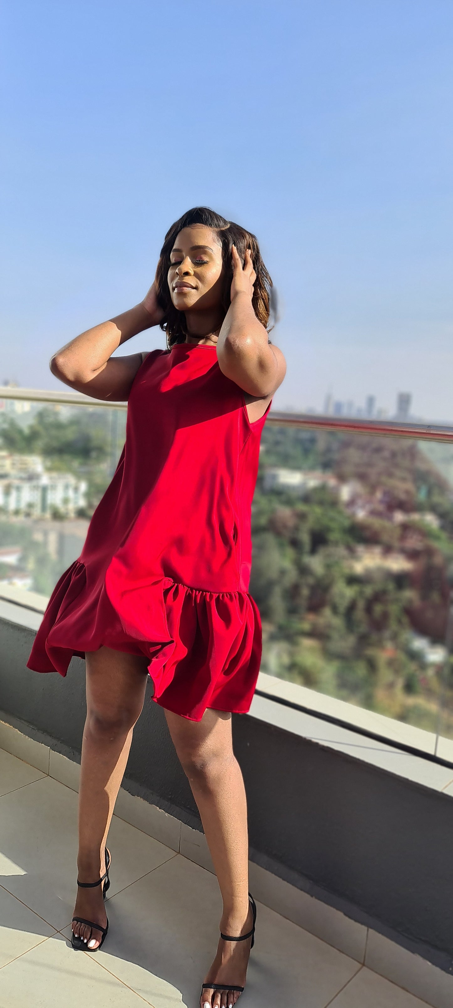 "Pretty In Red” Shift Dress