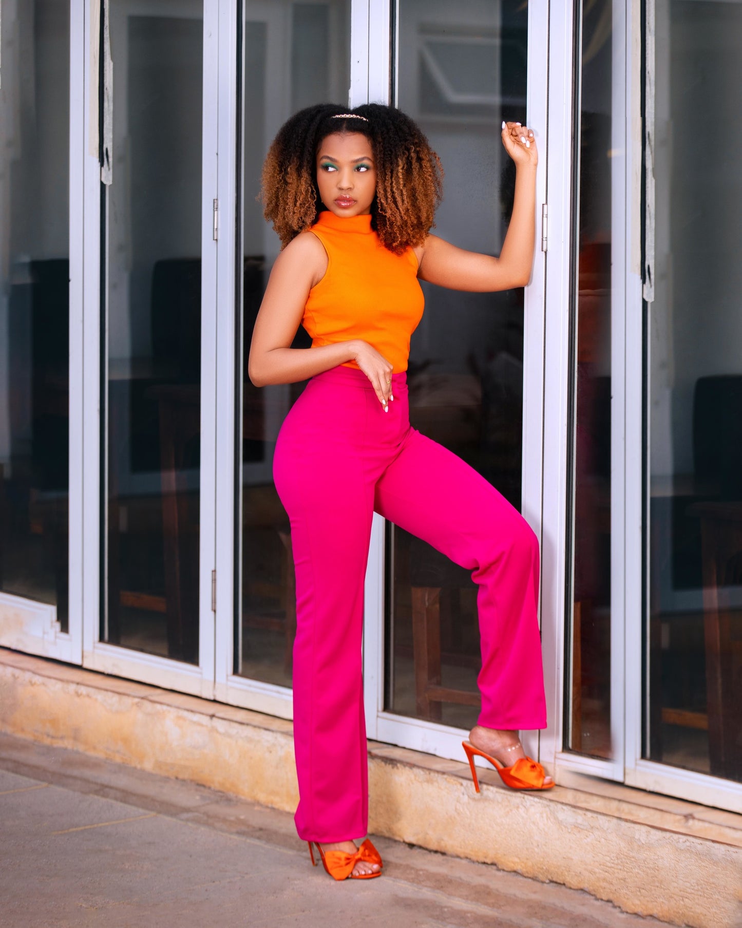 “Something Retro" Hot Pink Pants