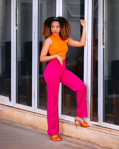 “Something Retro" Hot Pink Pants