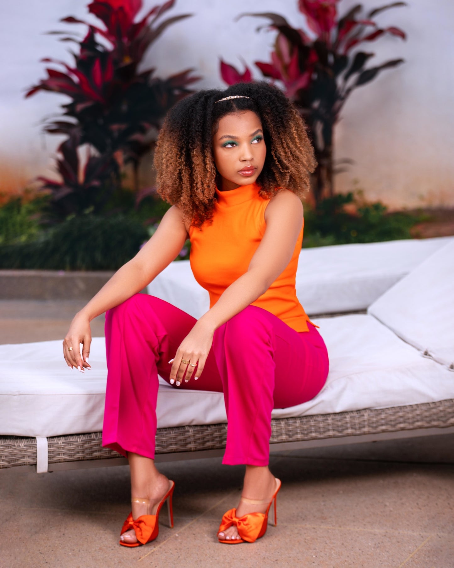 “Something Retro" Hot Pink Pants
