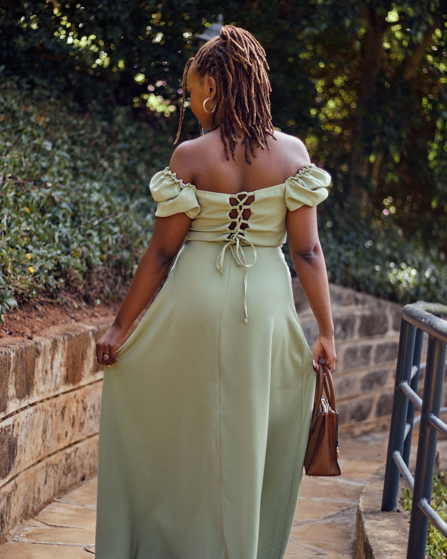 "Pretty Woman" Maxi Dress- Sage Green