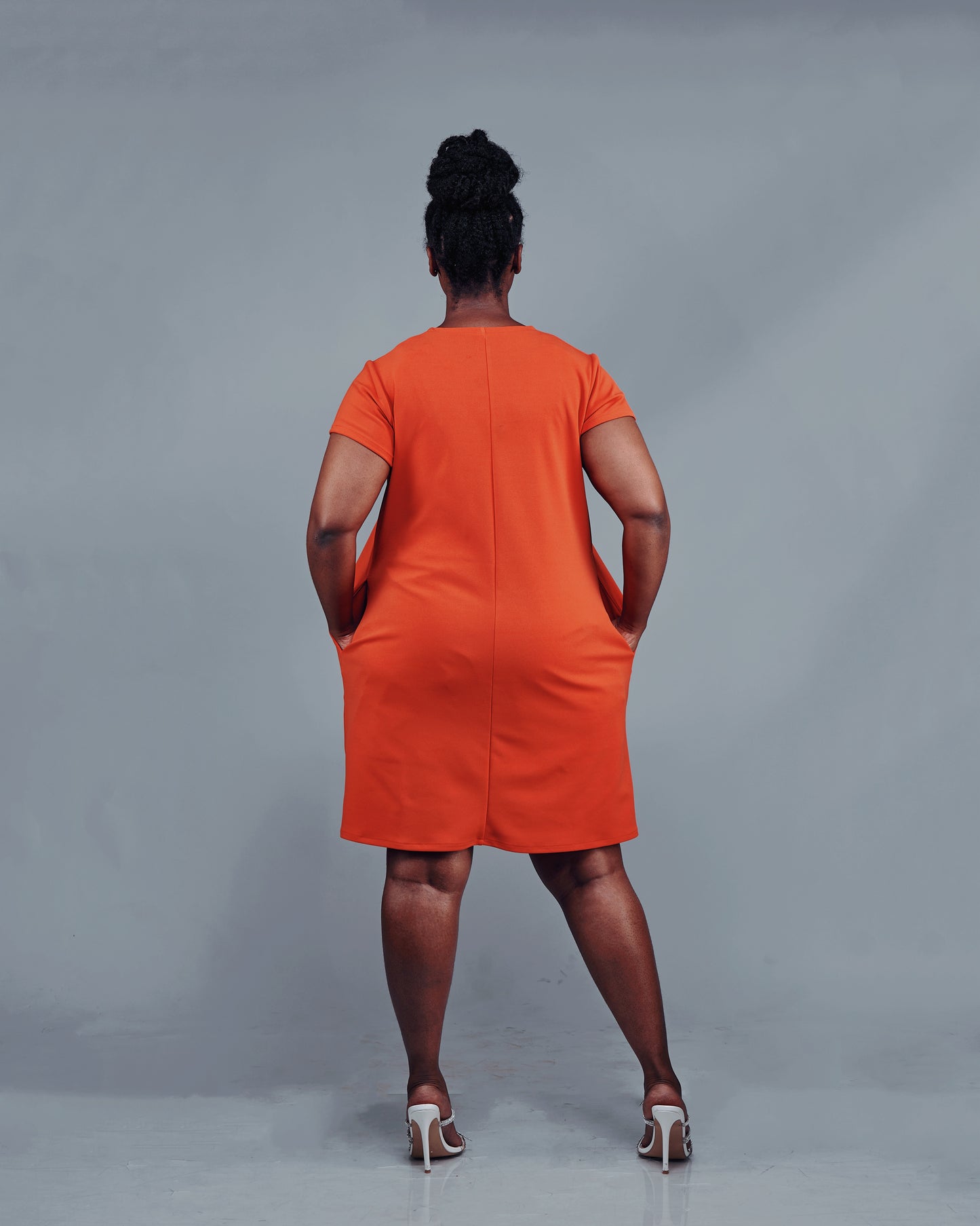 “Pretty Girl Summer" Shift Dress- Neon Orange