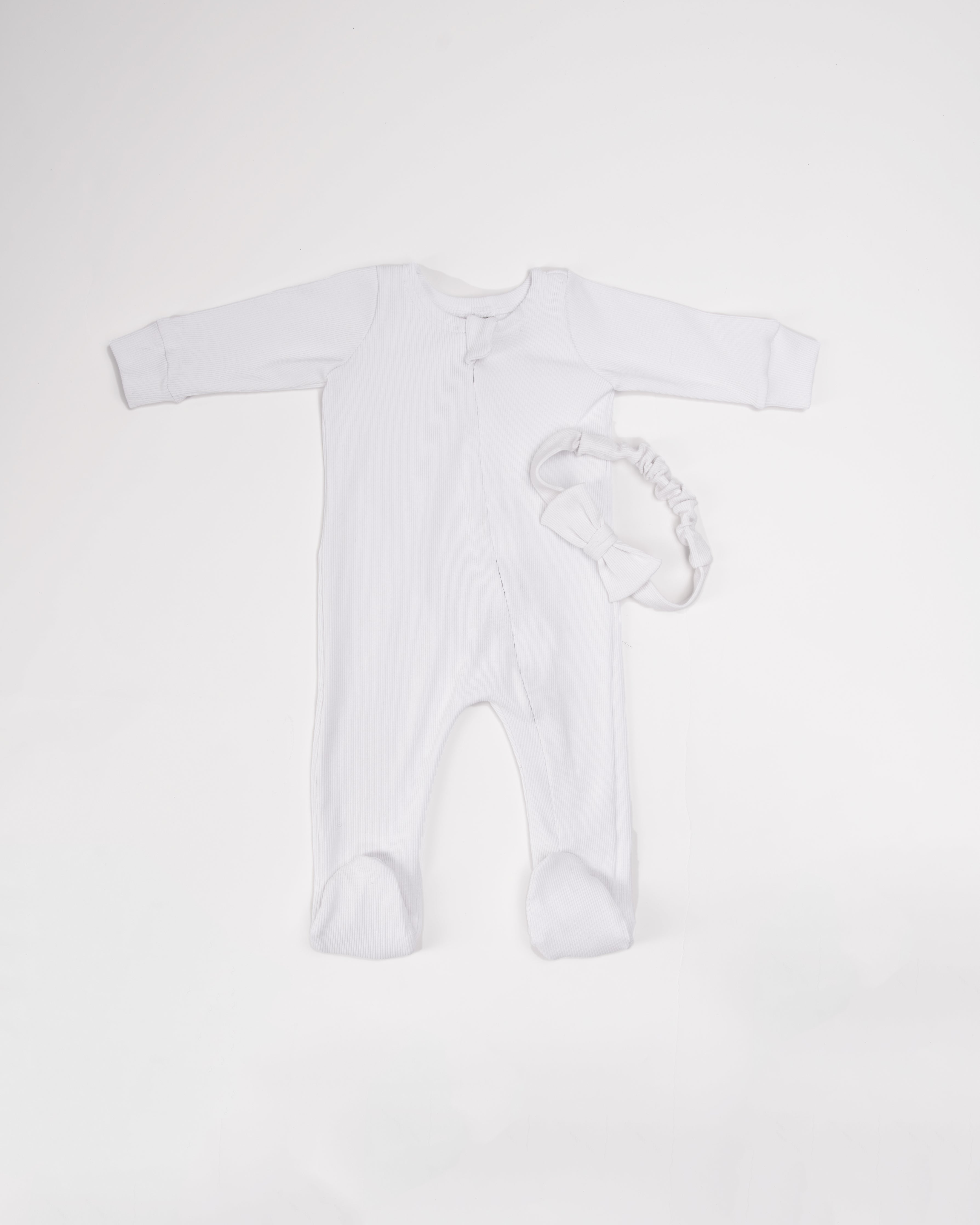 "Little Peanut" Ribbed Romper
